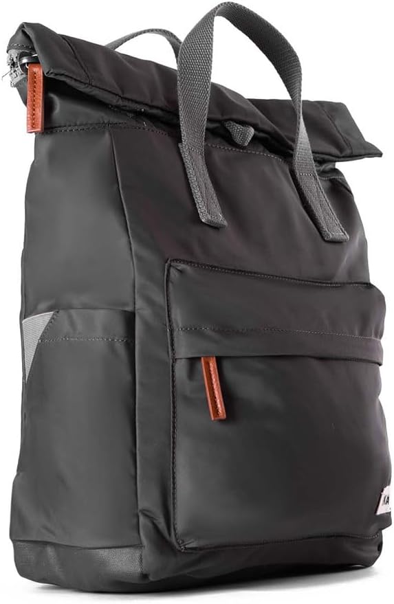 Roka London Canfield B Small Sustainable Nylon Backpack Graphit, Graphit