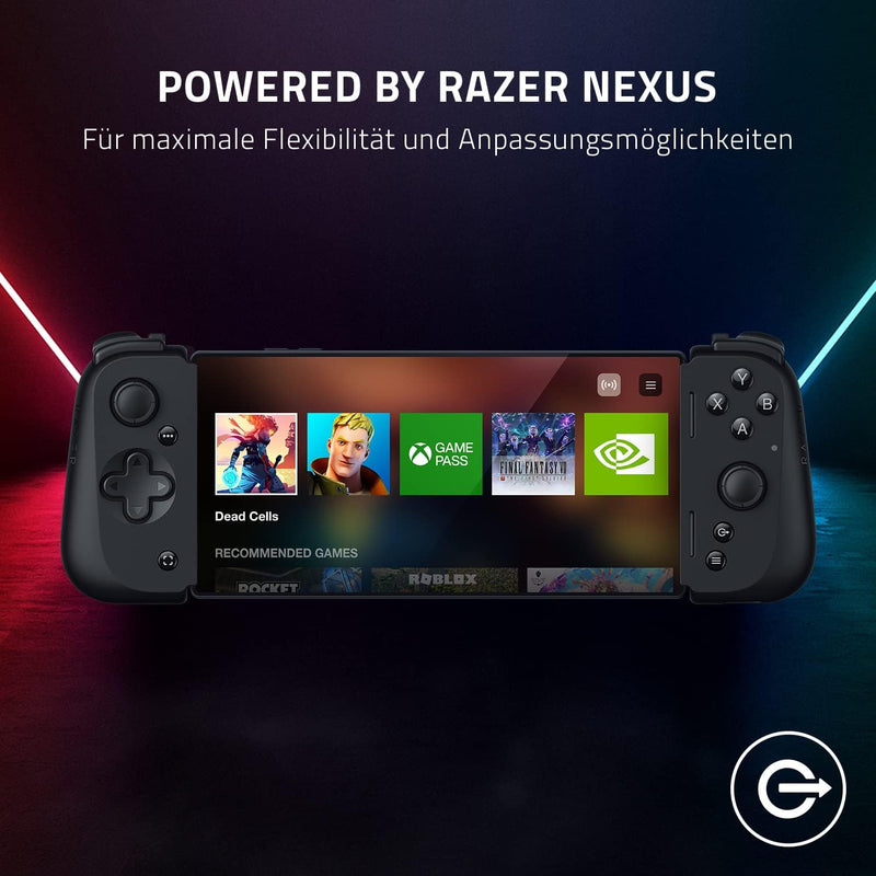 Razer Kishi V2 für iPhone - Mobile Gaming Controller (Universal Fit mit ausziehbarer Brücke, Streami