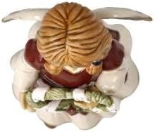 Goebel Figur Jahresengel 2023 Herzliche Weihnachtsmelodie aus Porzellan, Limitierte Edition, Geschen