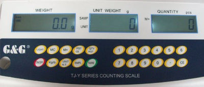 G&G 30kg/1g TJ-Y Industrie Zählwaage Laborwaage Präzisionswaage Plattformwaage/Akkubetrieb möglich