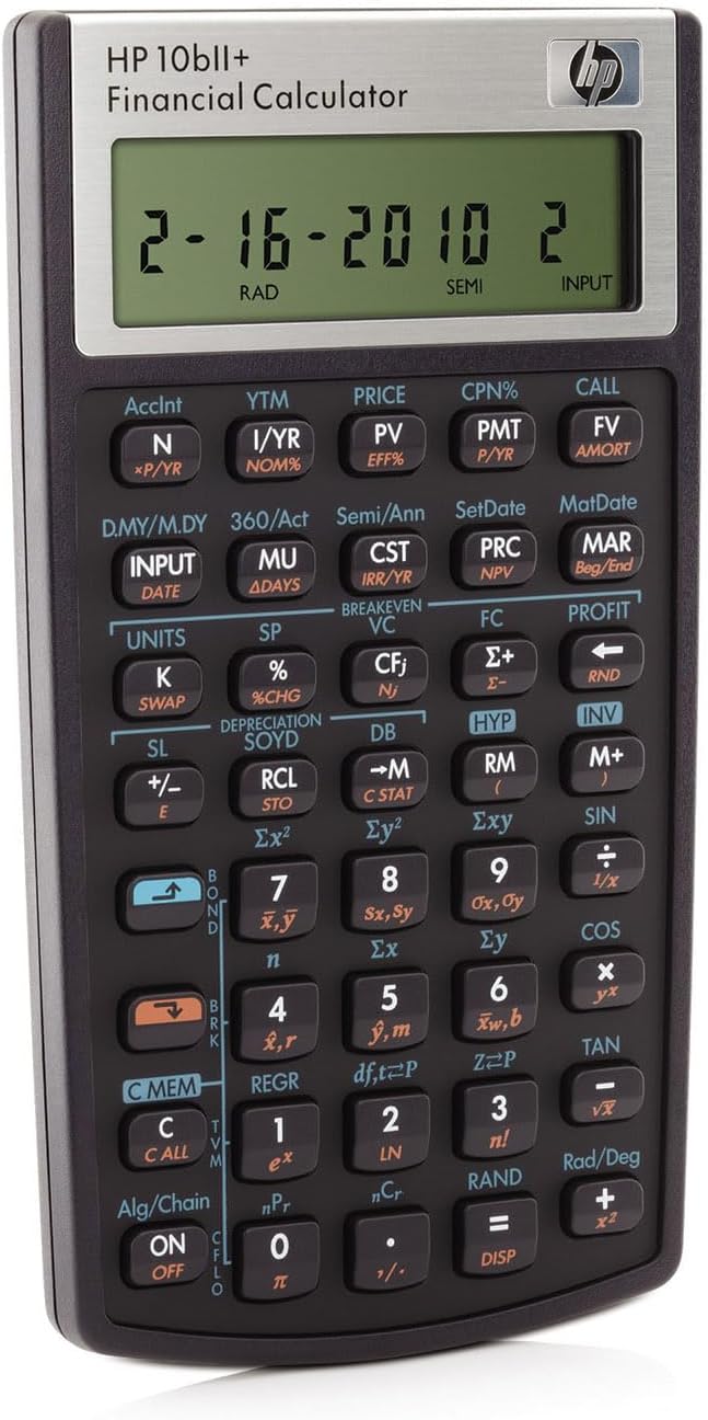 HP 10BII+ Financial Calculator, 1