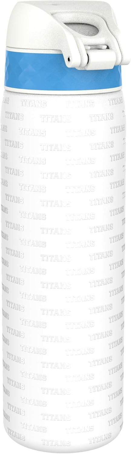 ion8 NFL Edelstahl-Trinkflasche, Auslaufsicher, Einhandöffnung, Sichere Verriegelung, Spülmaschinenf