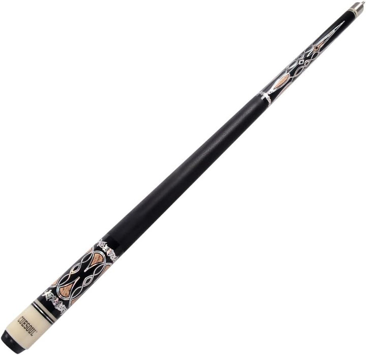 CUESOUL 57 Zoll Queue mit 13mm Cue Tipps CSPC027, CSPC027