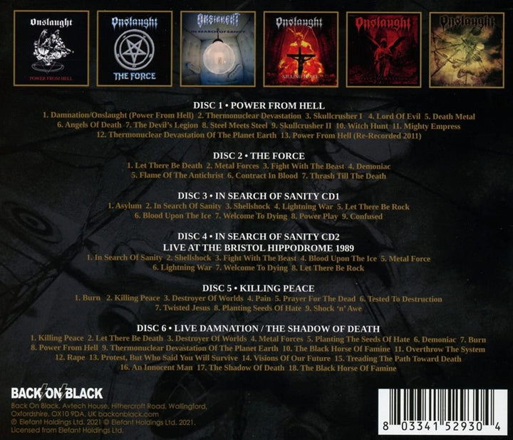 Force from Hell 1983-2007, Audio-CD