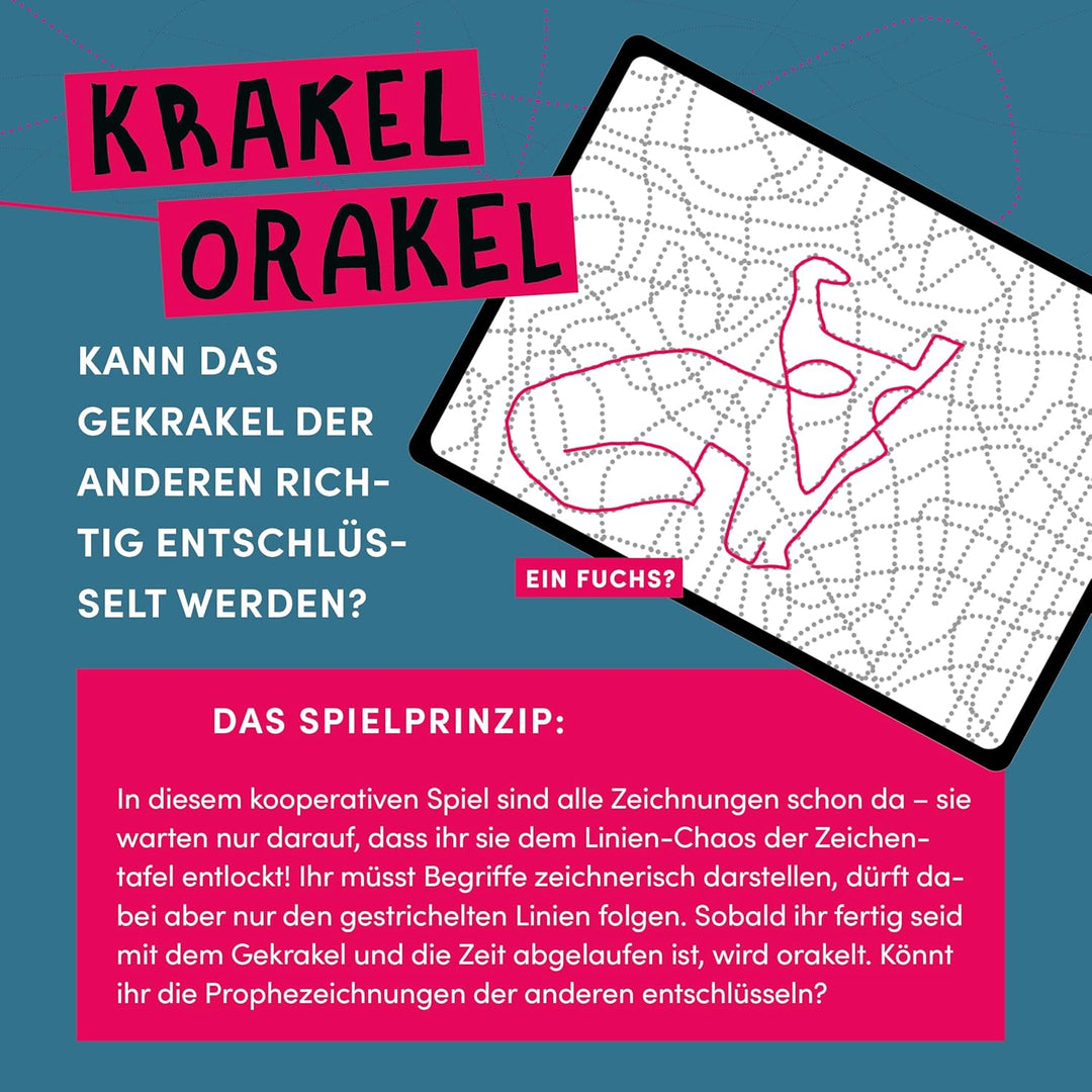 TOPP Krakel-Orakel – Das Zeichenspiel für alle, die Nicht zeichnen können. Wer erkennt die schrägen