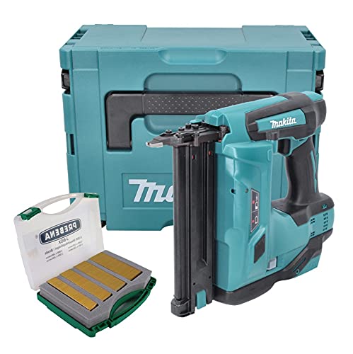 Makita DBN 500 ZJ Akku Stauchkopfnagler 18 V 15-50 mm + Makpac + Stauchkopfnägel J-Box 8000 Stück -