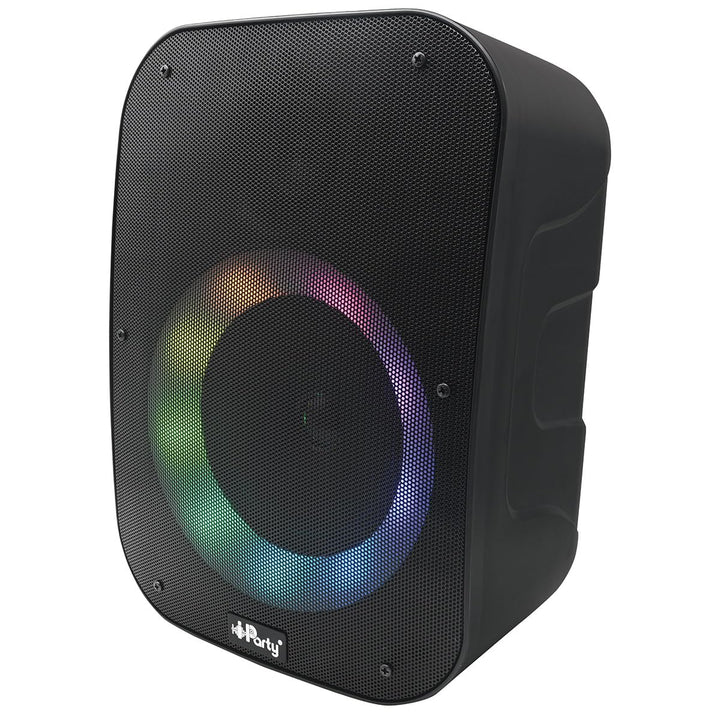 Lexibook K8210 Iparty Audio-Bluetooth, mit Lichteffekten, Mikrofon, Wiederaufladbare Batterie, Schwa