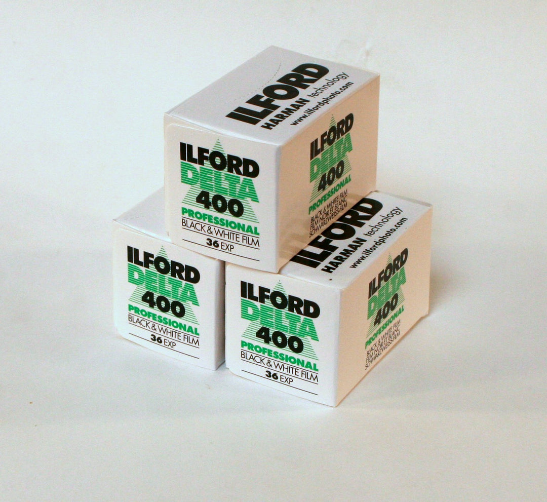 Ilford Delta 400 35 mm Schwarz-/Weiss-Film, 36 Aufnahmen - 3 Stück
