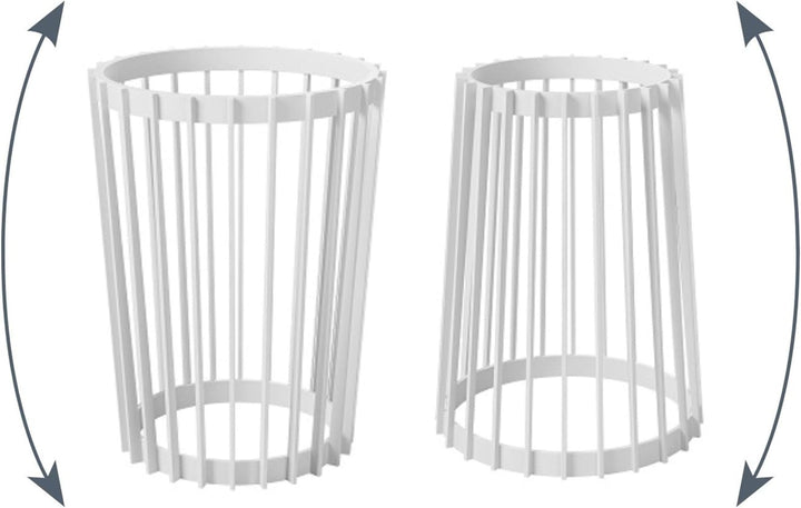 Blumenständer Ø 30 cm x H 54 cm | Pflanzenständer aus robustem Kunststoff, beidseitig verwendbar | B