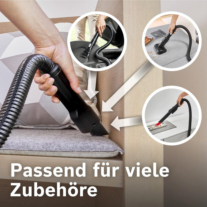 Bosch Flexibler Verlängerungsschlauch BHZUFEHN, geeignet für Unlimited 6, 7 und 8 Akku-Staubsauger,