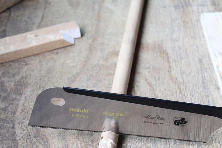 Augusta Japansäge Ryoba 250 mm traditionelle Form für tiefe bündige Schnitte fein und grob, 44021