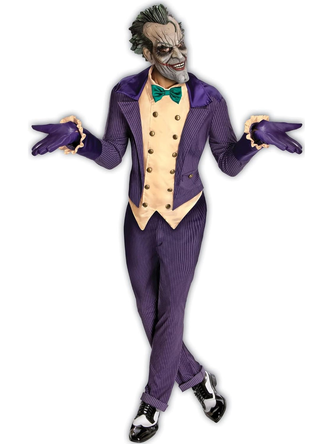 RUBIE'S Official DC Joker Kostüm, Batman Arkham City, für Erwachsene, Standardgrösse, M