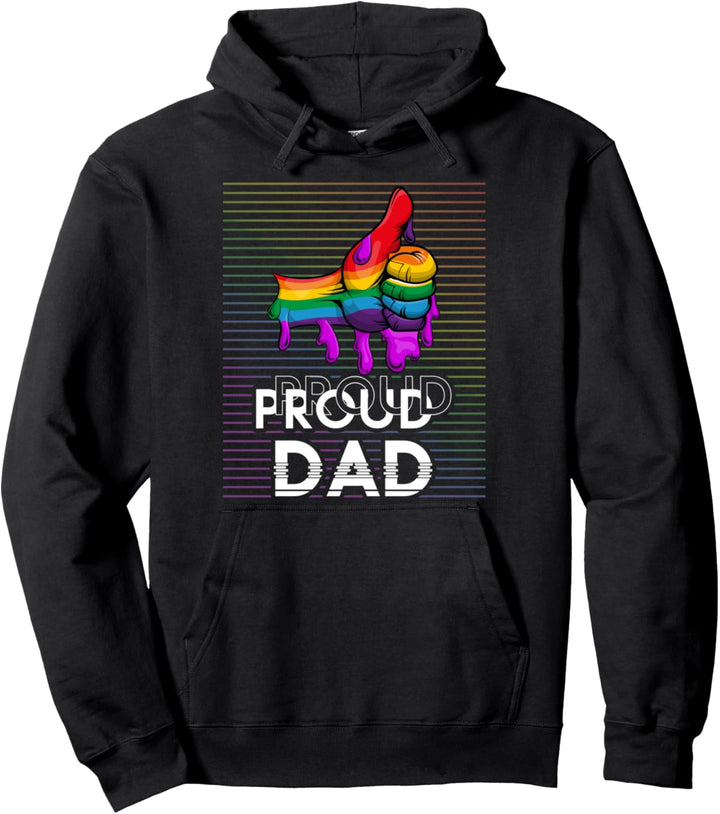 Regenbogen Papa Pride Month Queer CSD Gay Pride LGBT Pullover Hoodie