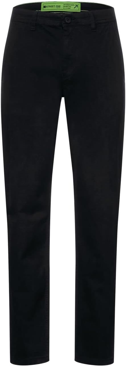 Street One MEN Herren D375837 Chinohose, Black, W38/L34
