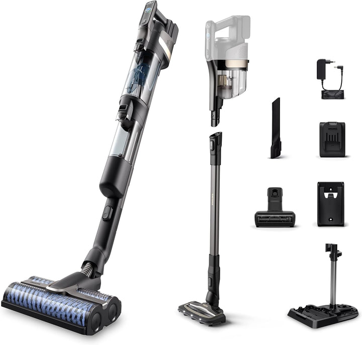 Philips AquaTrio Cordless 9000 Series 3-in-1 Nass-Trocken-Sauger – Kabellos Akku Staubsauger - XW938