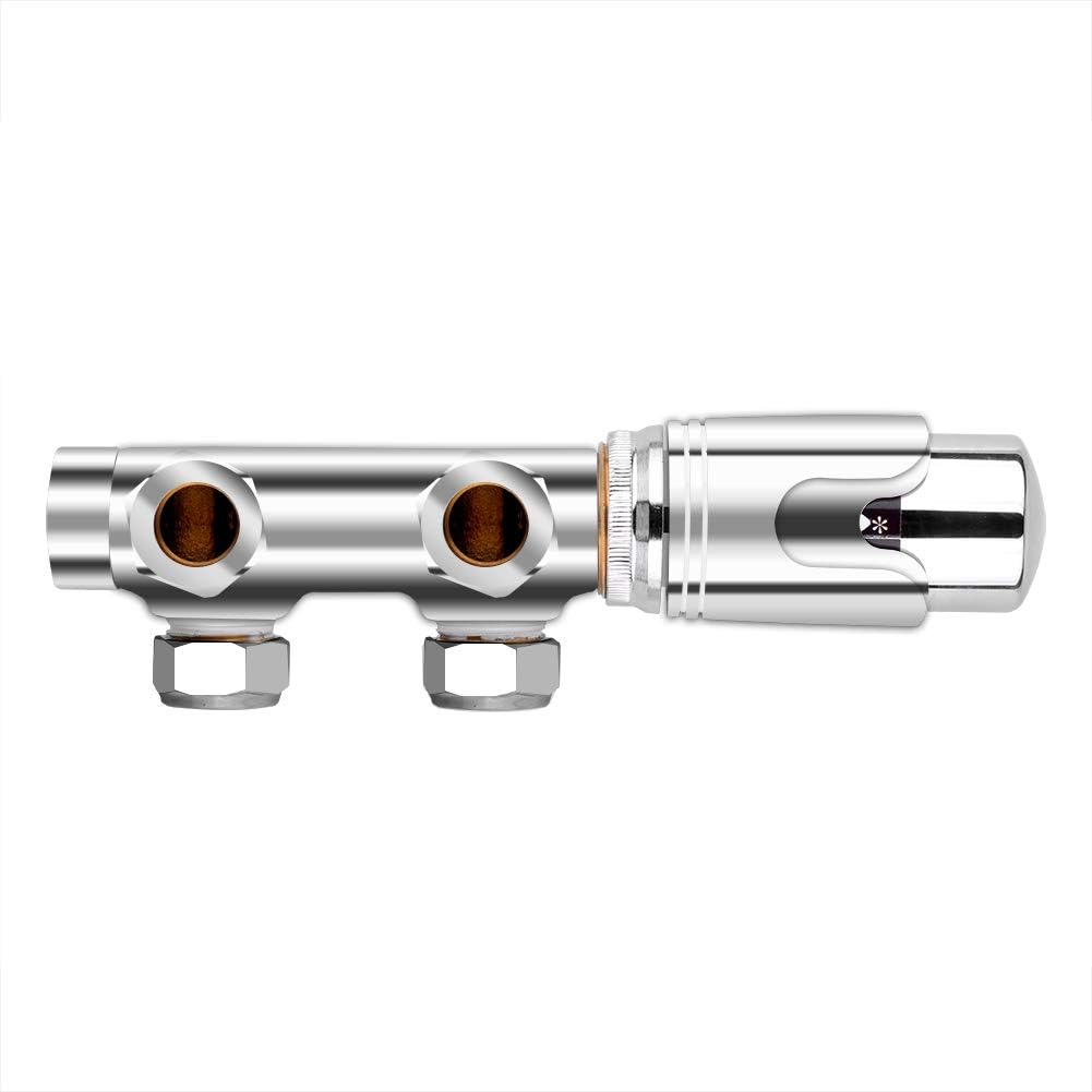 S SIENOC H-Ventil Anschlussgarnitur Mittelanschluss/Radiator Valves Thermostat Für Badheizkörper Mit