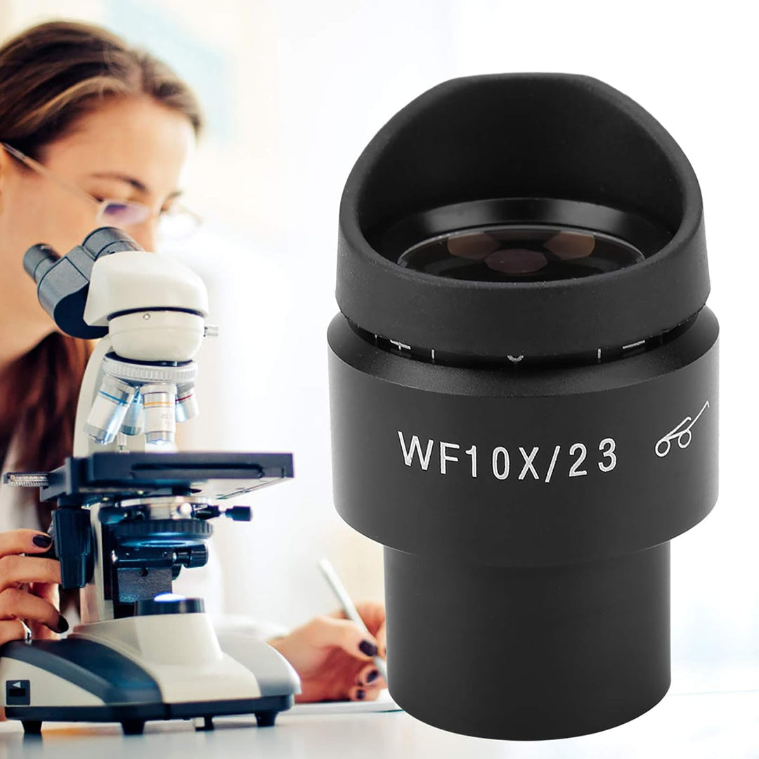 WF10X/23 Mikroskop Okular 30mm Wide Angle Eyepiece mit einstellbarem Augenpunkt für biologische Mikr