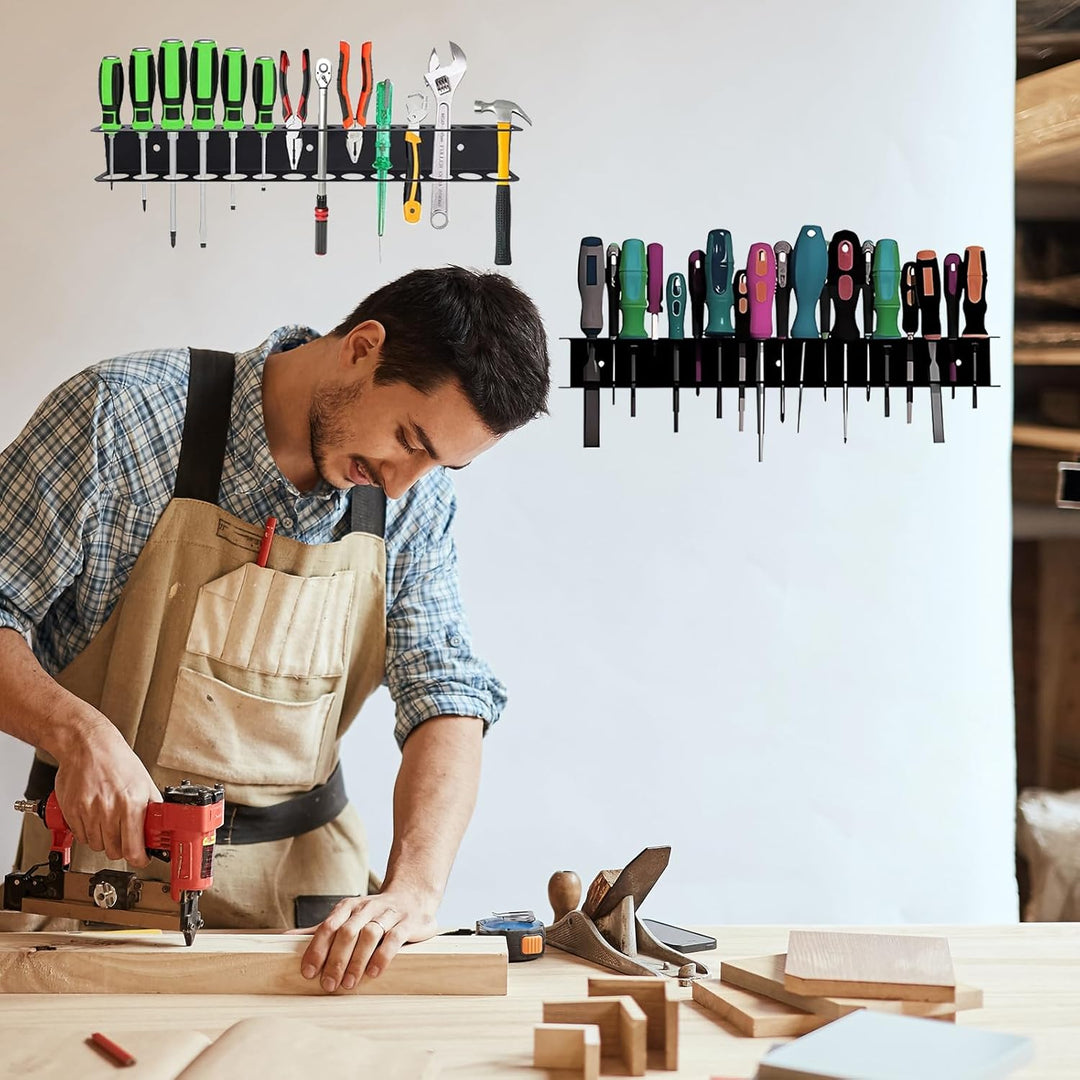 Zangenhalter Wandhalterung, 2 Stück Zangenschlüssel Organizer, Schraubendreher Halter für Werkstätte
