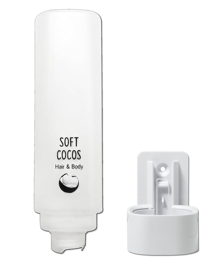 SET: Professionelles Shampoo-Duschgel-Set –12x425 ml–verschied. Düfte+4x Hlterung in verschied. Farb