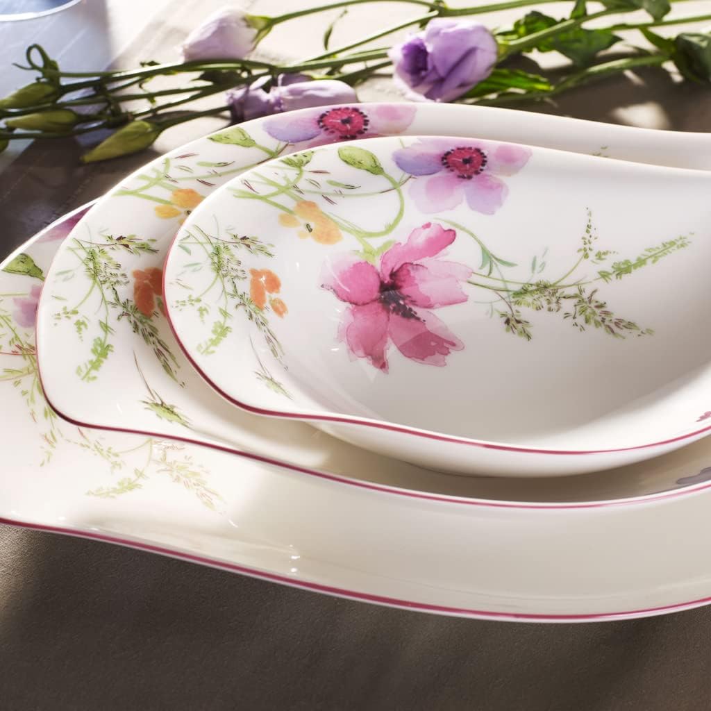 Villeroy und Boch- Mariefleur Basic Serve und Salad tiefe Schale, Schale für Beilagen und Salate, 29