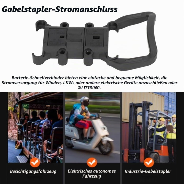 80A Batterieladestecker Gabelstapler Stromanschluss Batterieanschluss Batterietrennstecker Stecker u