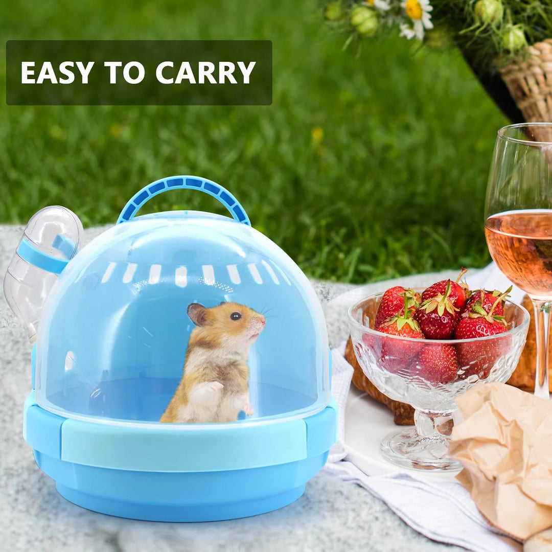 Hamster Carrier Käfig Portable Mäuse Travel Case Kunststoff Kleintier Carrier Ratte Carry Käfig mit