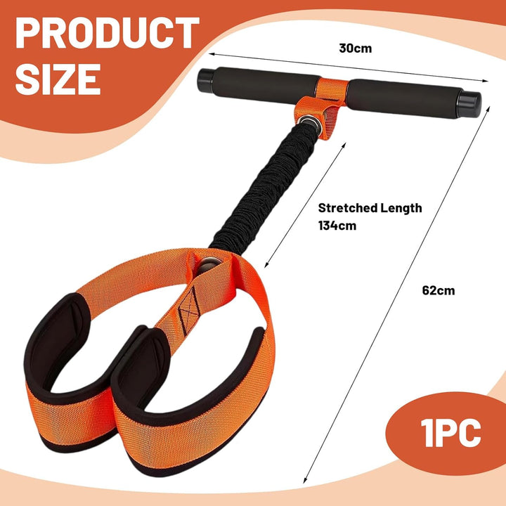 bauchtrainer, widerstandsbänder Pedale Fitness gerät für zuhause & multifunktionales Resistance Band
