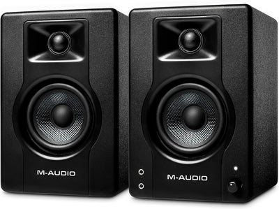 M-Audio BX4 4,5" Studio-Monitore High-Definition Monitor Lautsprecher Boxen, 120W - Paar & Adam Hall