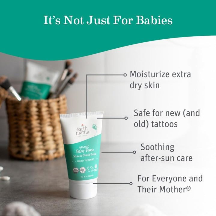Earth Mama - Baby Face Bio Nasen- und Wangenbalsam – 59 ml
