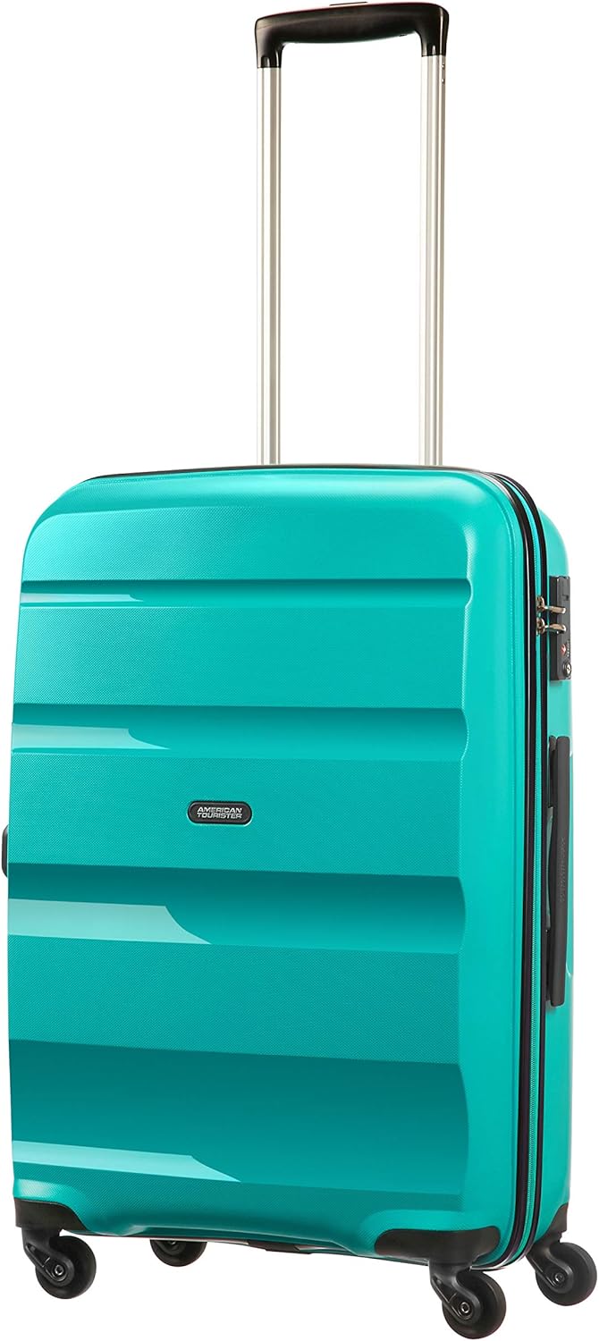 American Tourister Bon Air - Spinner M, Koffer, 66 cm, 57.5 L, Türkis (Deep Turquoise) Türkis (Deep