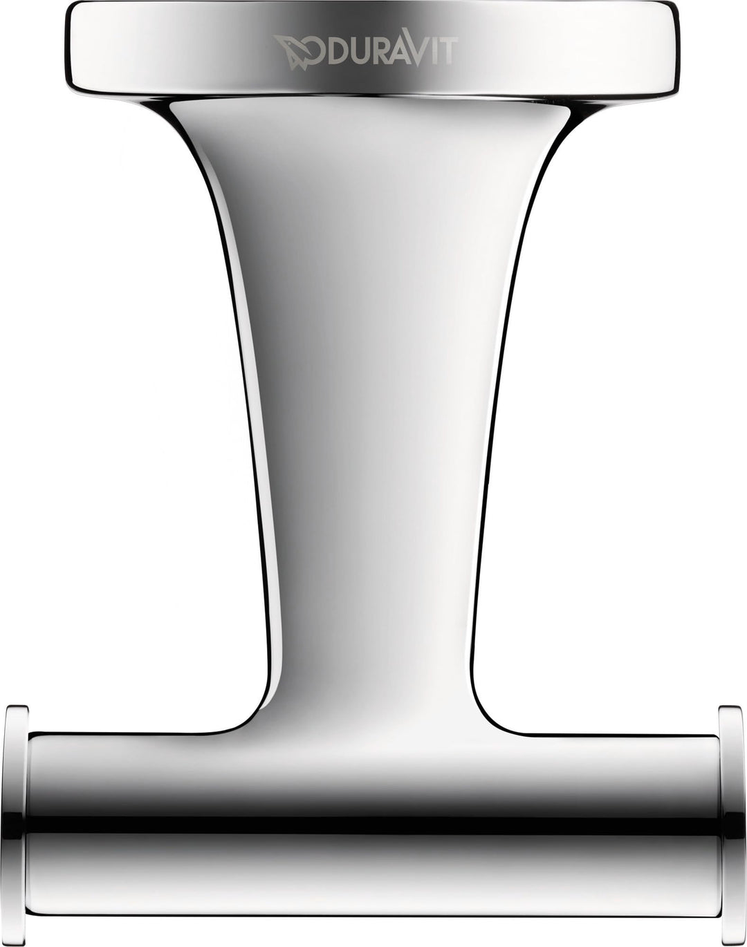 Duravit Handtuchhaken doppelt Starck T, Wandmontage, Chrom für 2 Handtücher Chrom, für 2 Handtücher