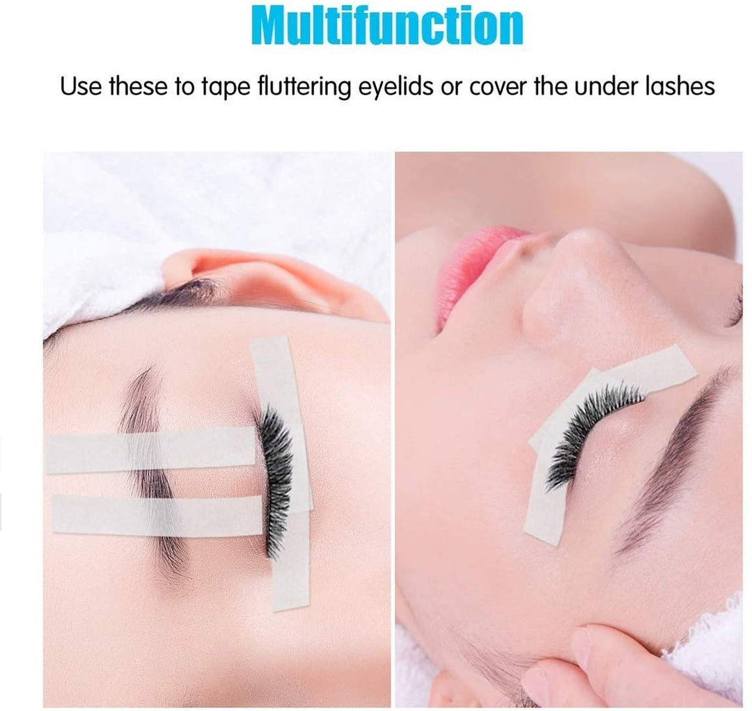 Wimpernverlangerung Set, TwoWin Make-up Trainieren Bausatz mit Wimpernpolster Bürste Verlängerungsri