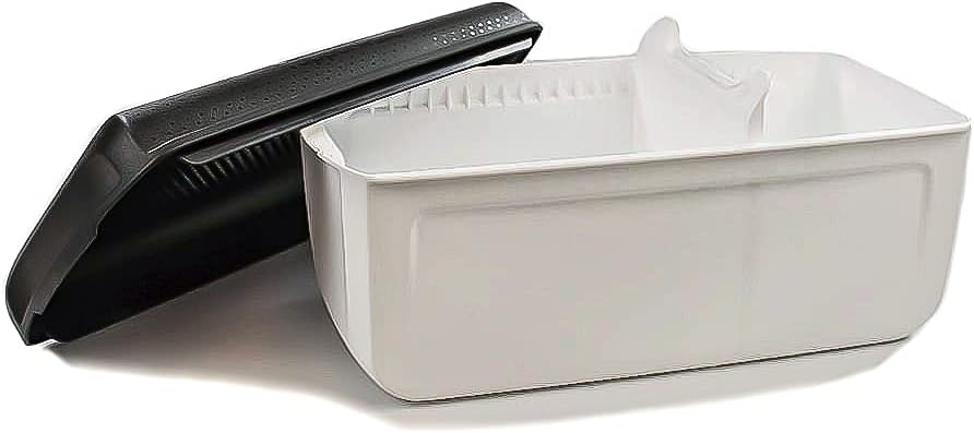 TUPPERWARE BrotMax Junior 2 weiss schwarz A 201 Brotkasten Brot Max Brotprofi