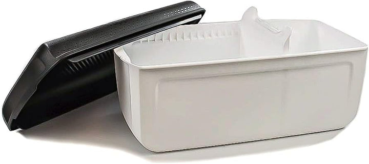 TUPPERWARE BrotMax Junior 2 weiss schwarz A 201 Brotkasten Brot Max Brotprofi