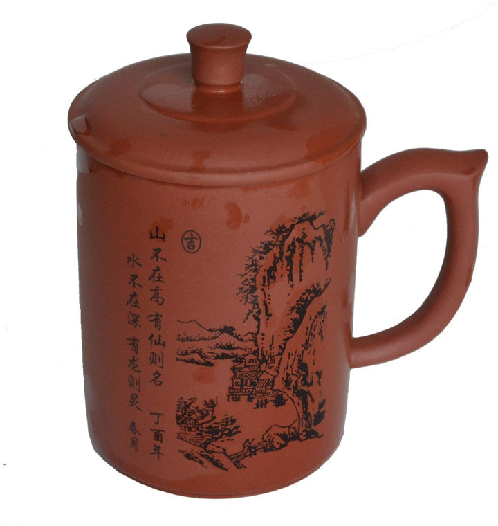 Liang baobao Yixing Purple Sand Clay Tea Cup 500ml Chinesische Zisha Teetassen Griff Lippe Tassen (R