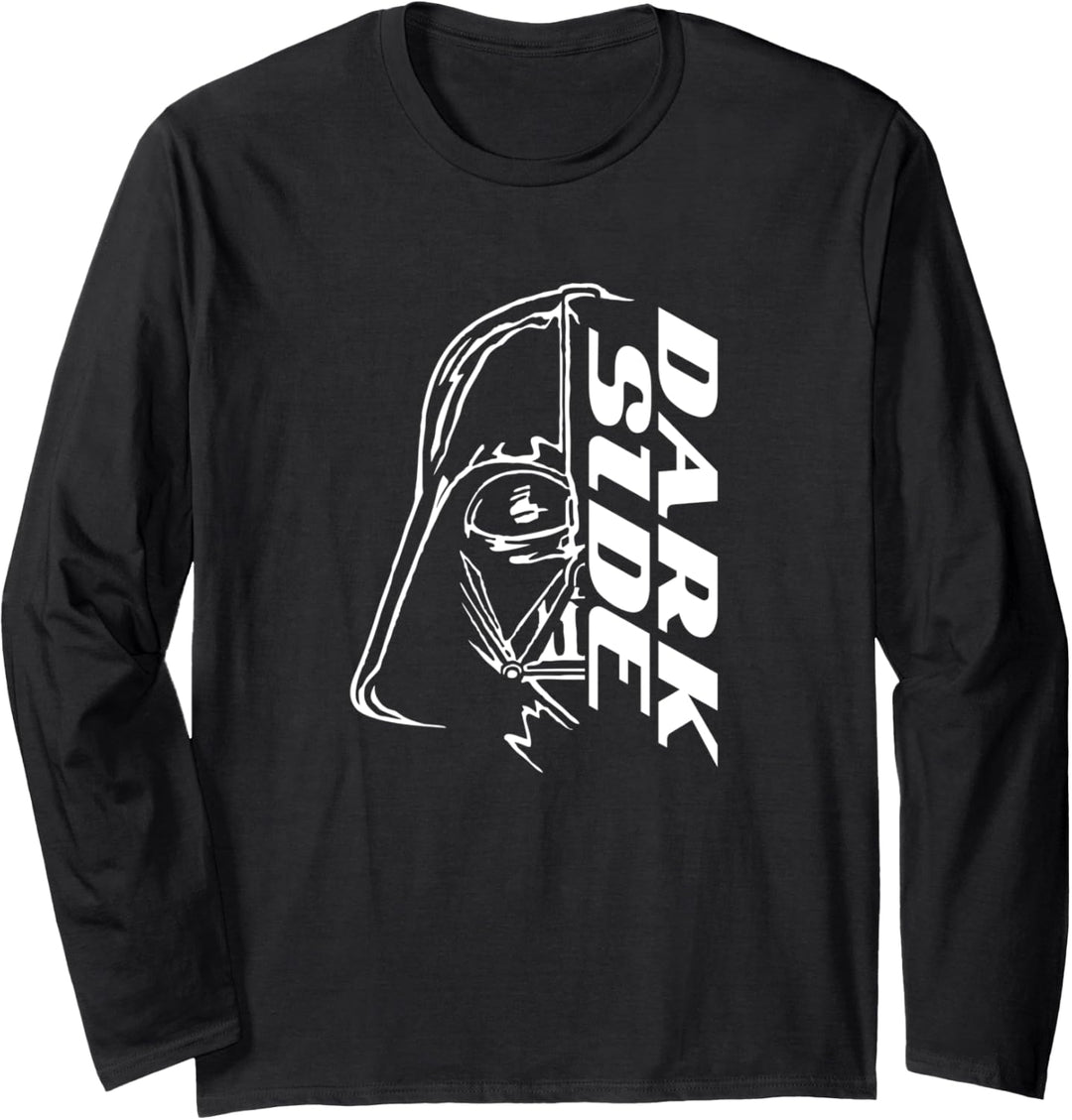 Star Wars Darth Vader Dark Side Two Face Stich Langarmshirt