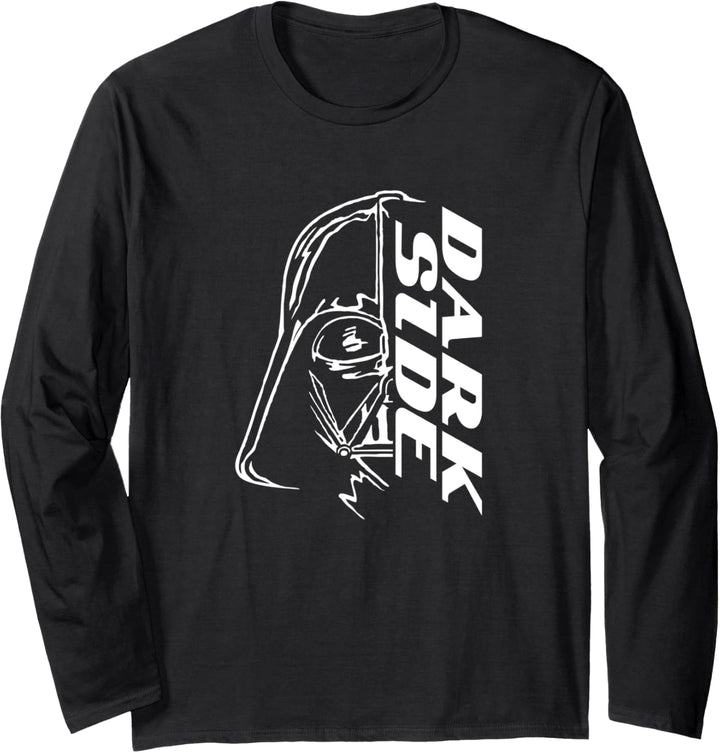 Star Wars Darth Vader Dark Side Two Face Stich Langarmshirt