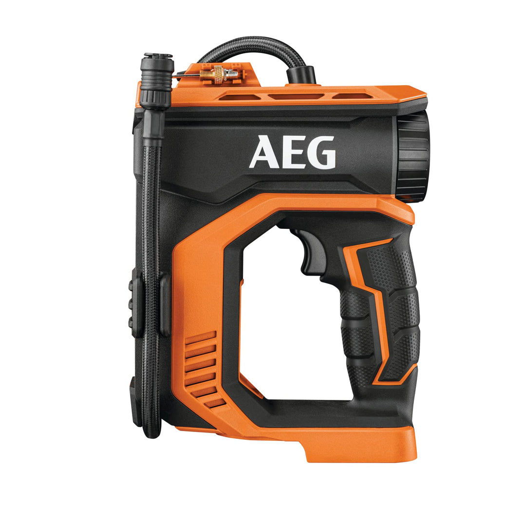 AEG 18 V Pro18V Akku-Hand-Kompressor, BK18C-0, Max. Druck: 10,3 bar, ohne Akku u. Ladegerät