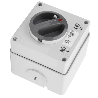 IP66 Wasserdichter Schalter 250V 2 Positionen Drehwahlschalter Staubdichter Ein Aus Schalter für den
