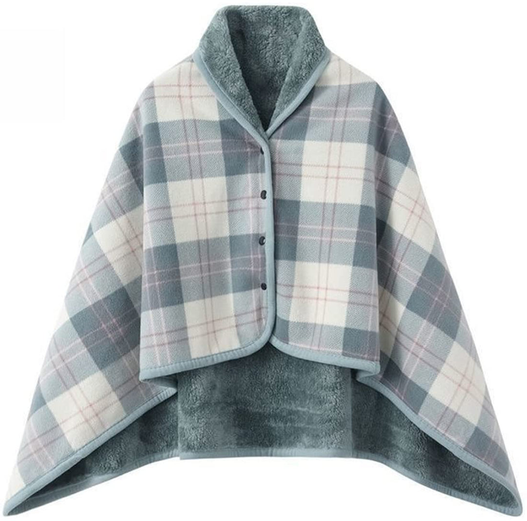 WINKEEY Damen Poncho, Winter Warm Umhang, Strick Cape Cardigan Für Frauen, Wrap Open Front Cape, Win