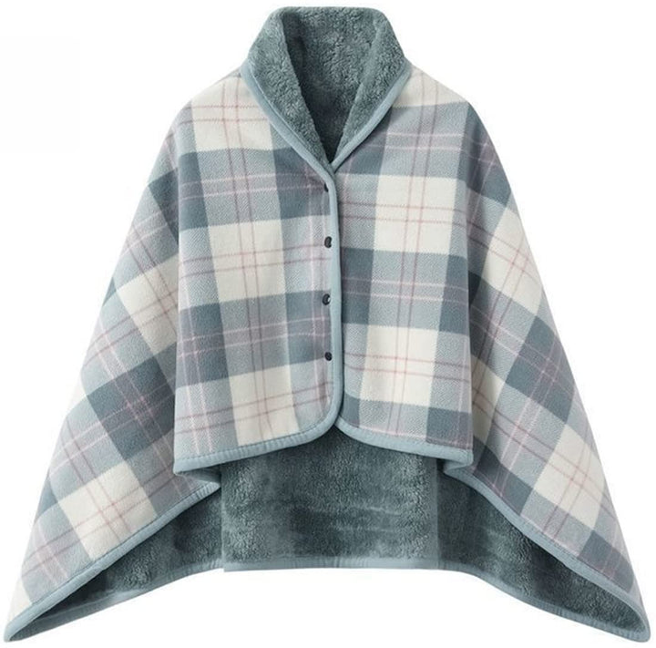 WINKEEY Damen Poncho, Winter Warm Umhang, Strick Cape Cardigan Für Frauen, Wrap Open Front Cape, Win