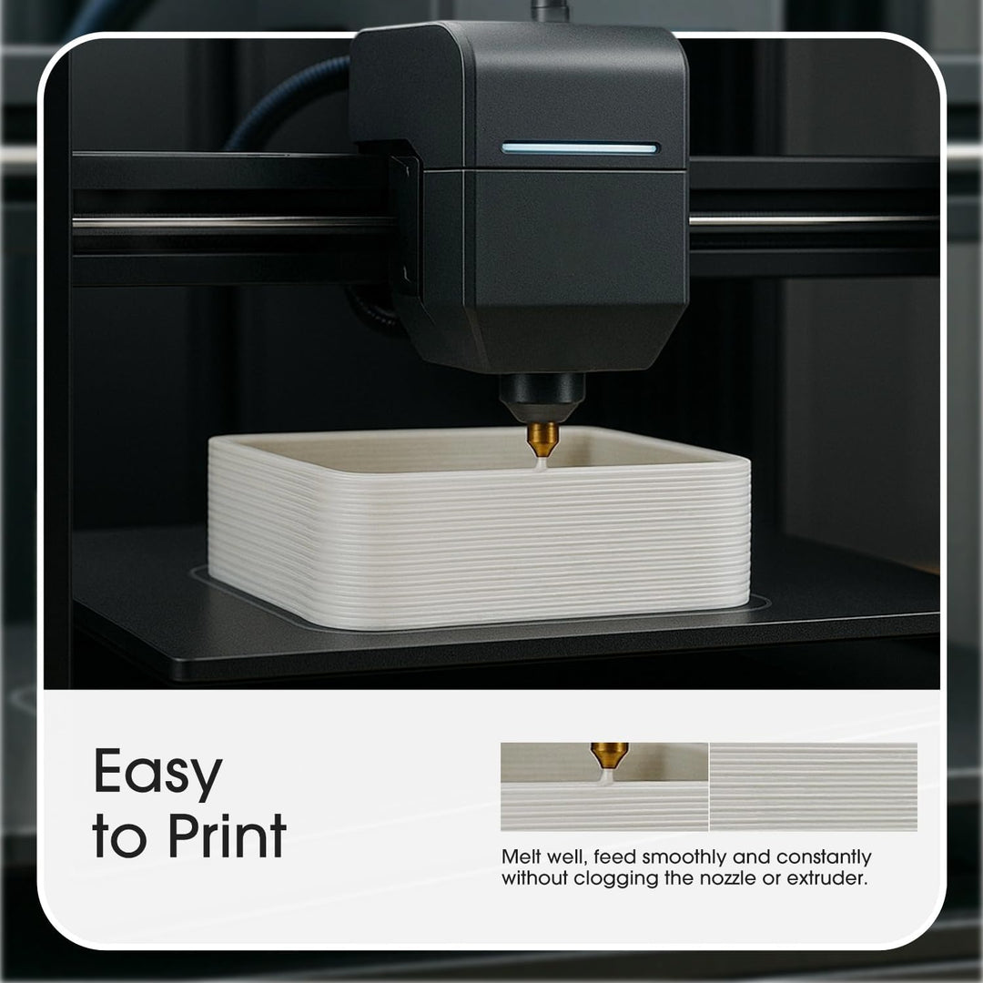 eSUN PLA+ Filament 1,75 mm, verstärkt Zähigkeit 3D-Drucker PLA Plus, Massgenauigkeit +/- 0,03 mm, 1