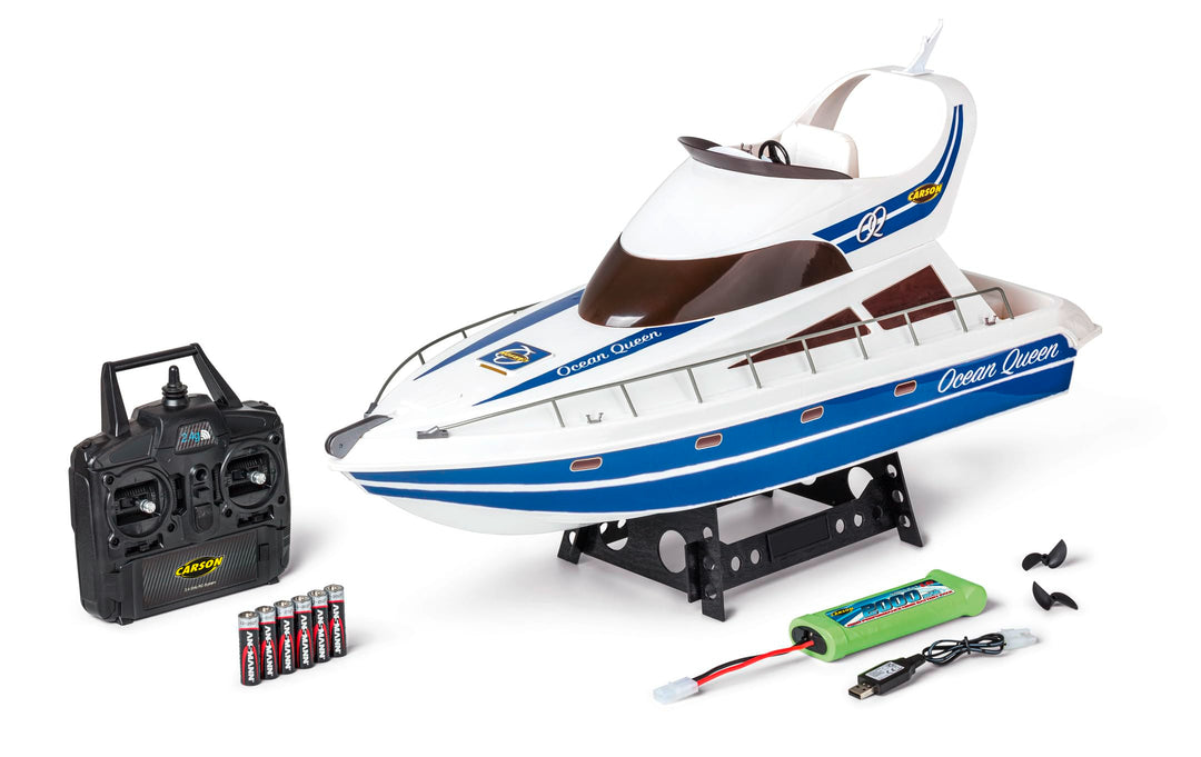 Carson 500108044 Ocean Queen 2.4G 100% RTR - Ferngesteuertes Boot, RC Boot, Ferngesteuertes Boot für