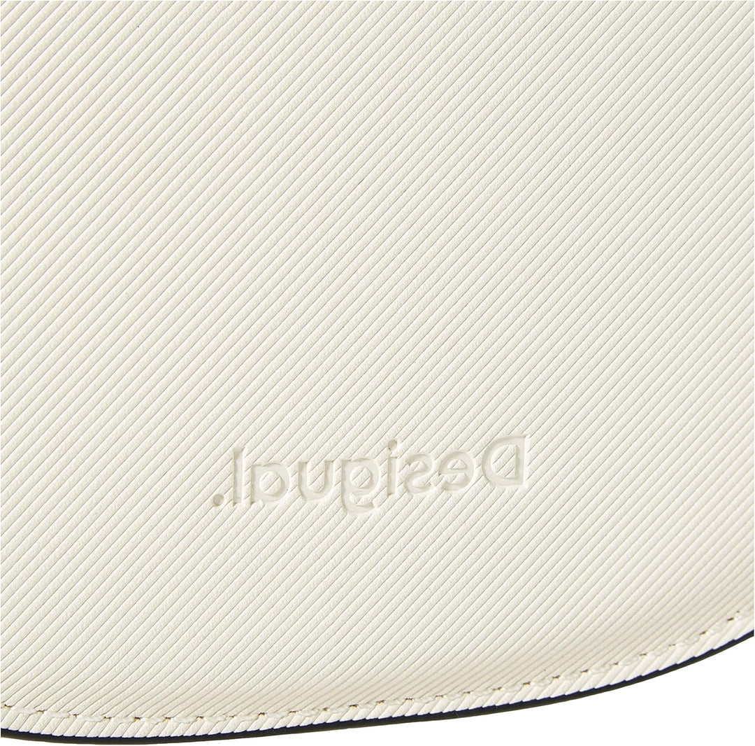Desigual Damen Pu Across Body Bag, U Weiss, Weiss