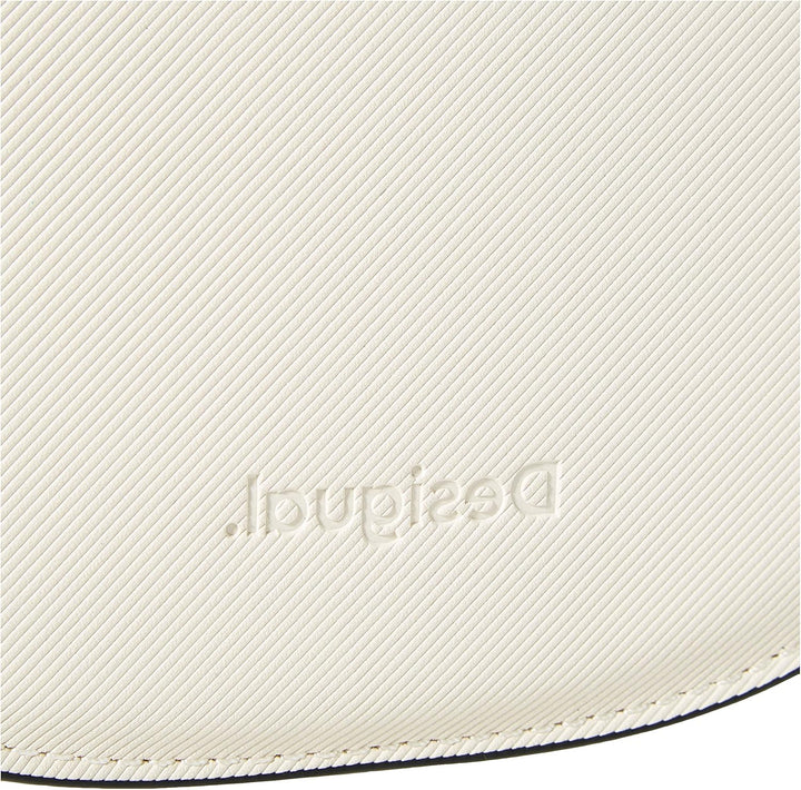Desigual Damen Pu Across Body Bag, U Weiss, Weiss