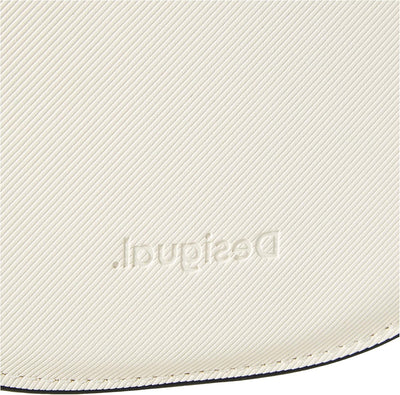 Desigual Damen Pu Across Body Bag, U Weiss, Weiss