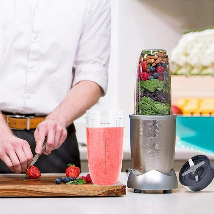 950ml Becher Kompatibel mit NutriBullet 600 W/Pro 900 W Elektrischer Mixer, Cups, Entsafterbecher Er