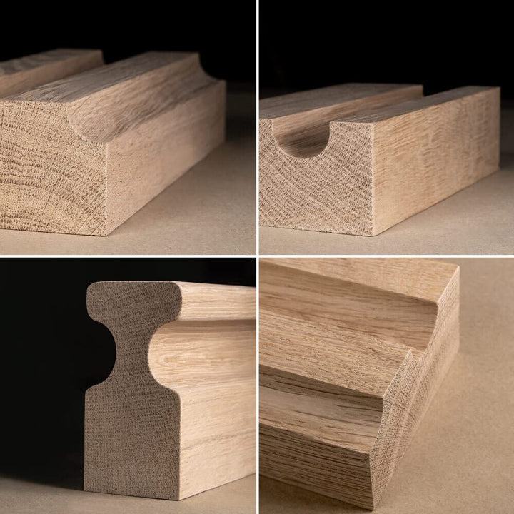 ENT 12384 Hohlkehlfräser HW, Schaft (S) 12 mm, Radius (R) 19,05 mm, D 38,1 mm, NL 22,2 mm, SL 40 mm,