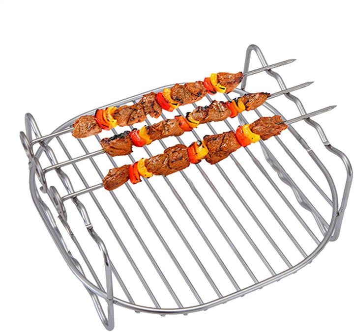 Grillrost Für Heissluftfritteuse, Heissluftfritteuse Grillrost, Luftfritteusen-Gestell 6, 7, 8 Zoll,