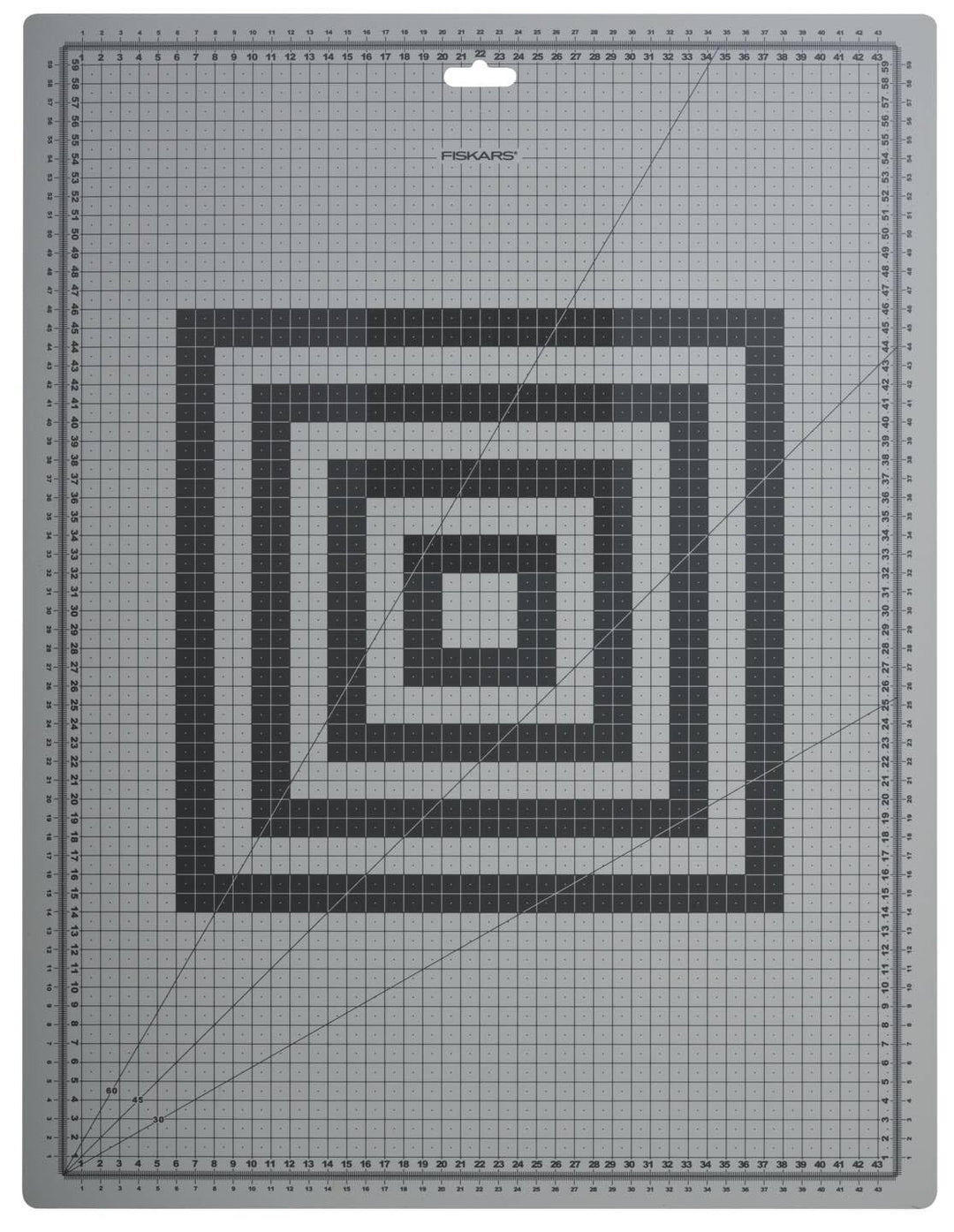 Fiskars A2 Schneidematte, 45 cm x 60 cm, Schnittfest, 1003895 A2: 45 x 60 cm Single, A2: 45 x 60 cm